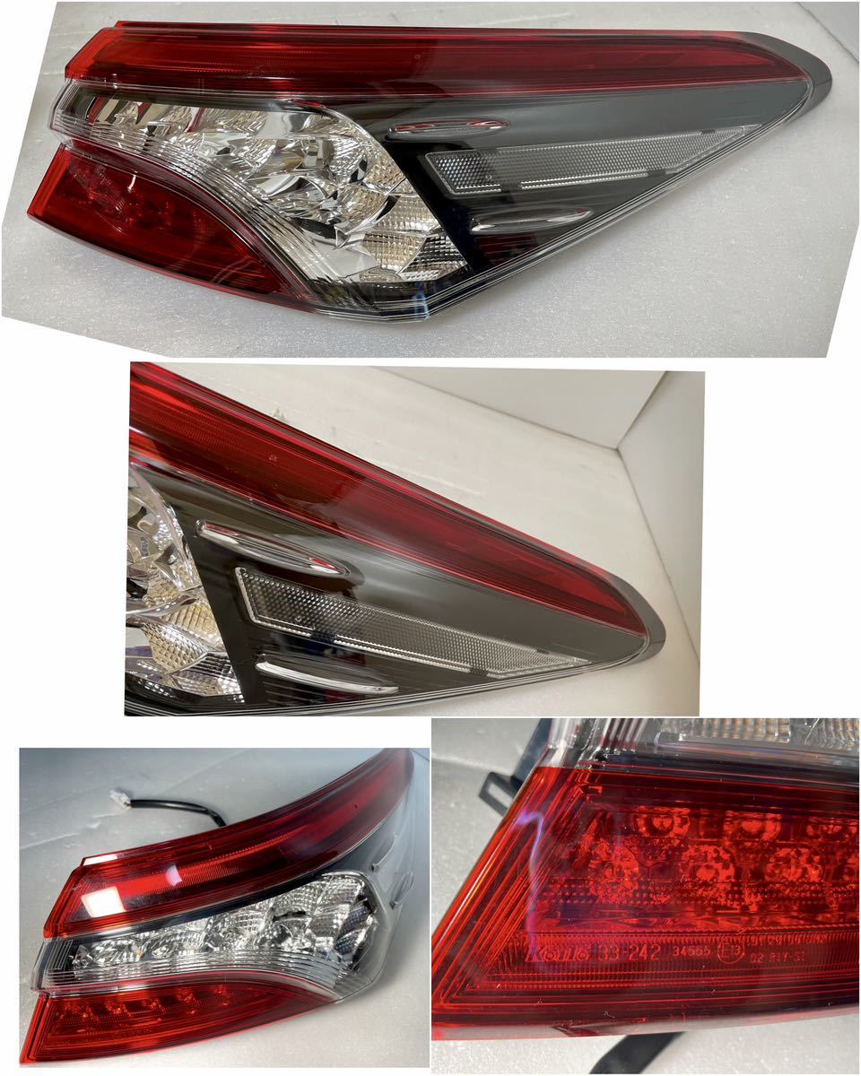 カムリ AXVH70/AXVH75 後期 純正 左右テールランプ セット LED カムリ AXVH70/AXVH75 後期 純正 左右テールランプ セット LED