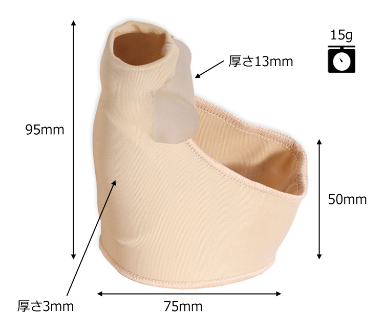 新品外反母趾サポーター 2枚セット 内反小指 両足用ソフトシリコン 親指矯正指間パッド　靴擦れ予防パッド付 歪み軽減 男女兼用_画像6