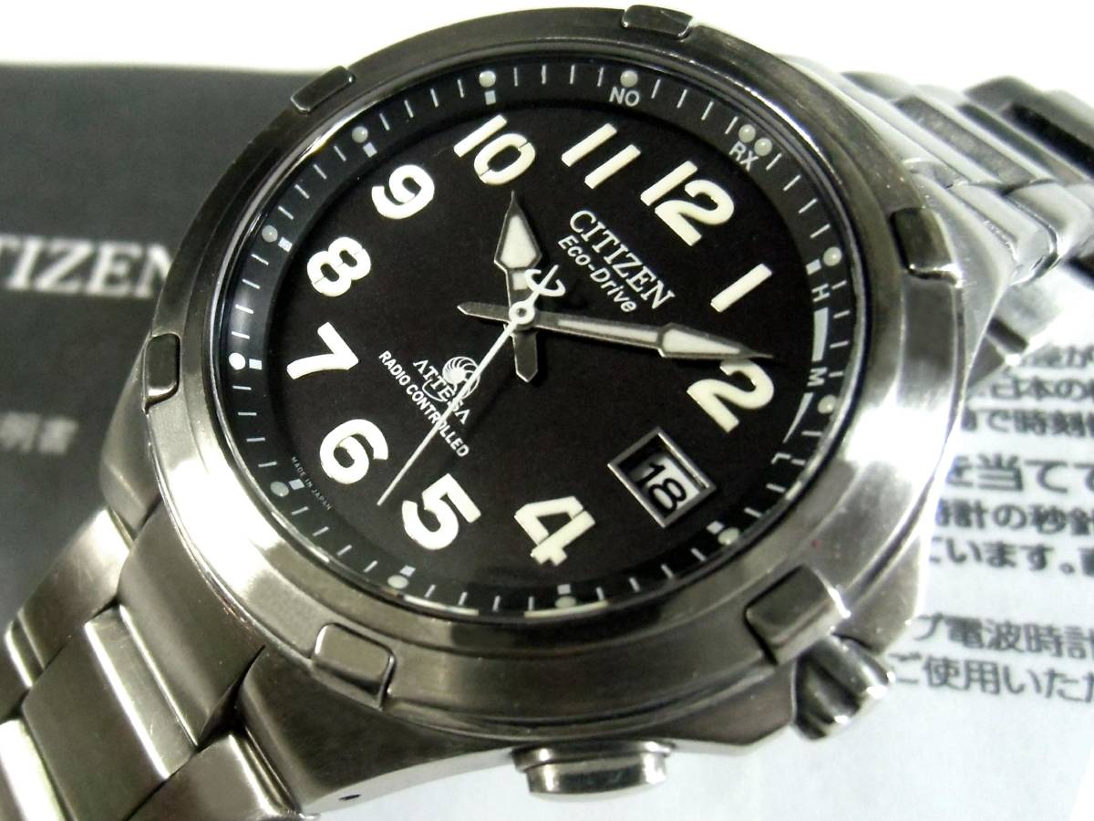 日本製】 シチズン CITIZEN (A051 新品未使用 メンズ 電波時計 CB1070