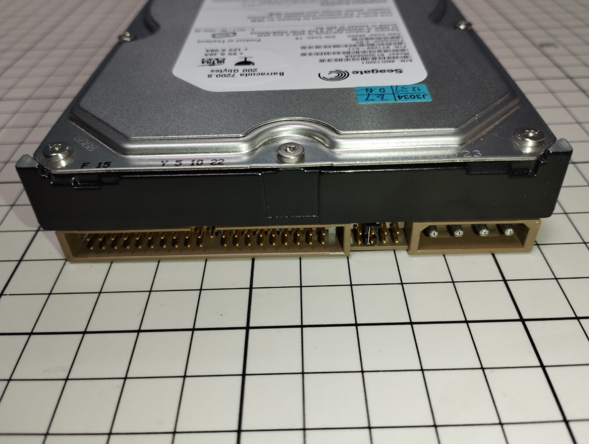 Seagate 3.5インチ IDE/ATA HDD 200GB Barracuda 7200.8 ST3200826A 動作確認済み_画像3