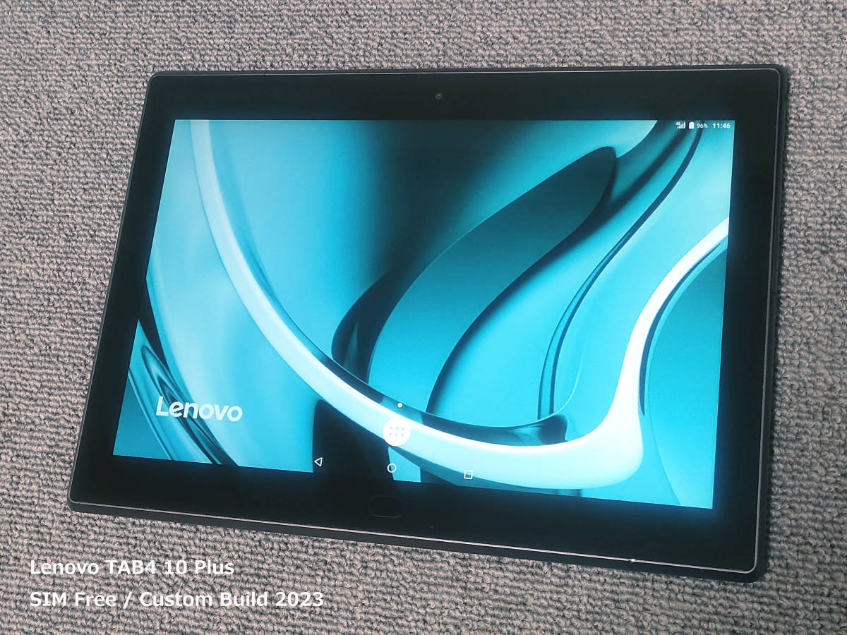 ワンセグ&フルセグ SIMフリー 4G/LTE Lenovo TAB4 10 Plus 超美品
