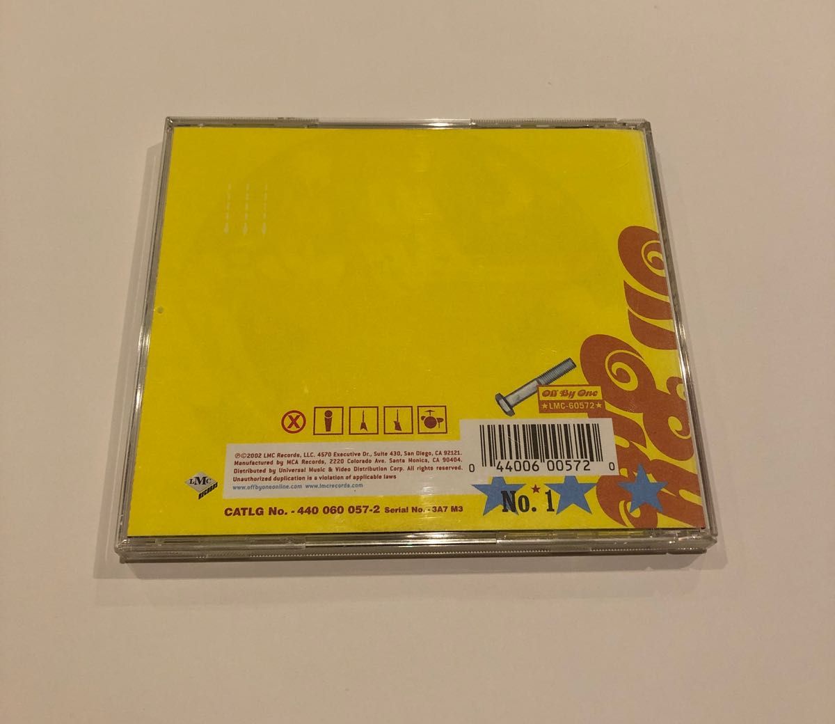 【輸入盤】Off By One／オフバイワン 洋楽 パンク 中古CD