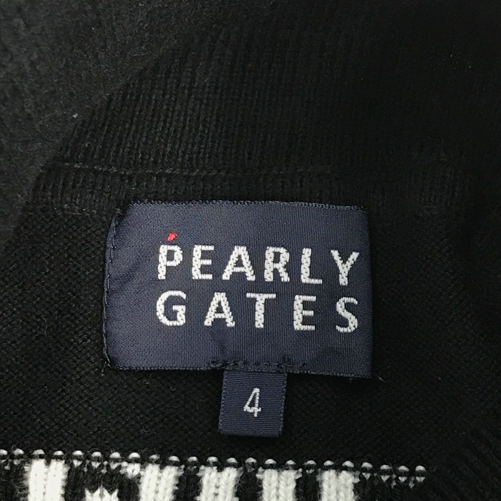 PEARLY GATES パーリーゲイツ タートルネックニット ブラック系 4 [240101035762] ゴルフウェア メンズ_画像5