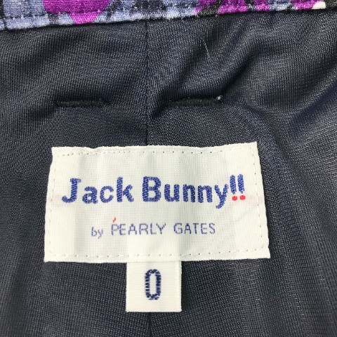 JACK BUNNY ジャックバニー インナー付スカート 総柄 ネイビー系 0 [240001743238] ゴルフウェア レディース_画像6