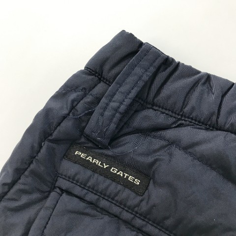 低価格で大人気の ネイビー系 ナイロンパンツ ダウン パーリーゲイツ