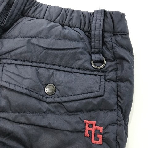 低価格で大人気の ネイビー系 ナイロンパンツ ダウン パーリーゲイツ