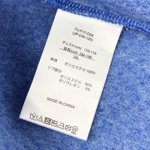 【新品】FOOT JOY フットジョイ ニット ジップジャケット ネイビー系 2XL [240101031197] ゴルフウェア メンズ_画像5