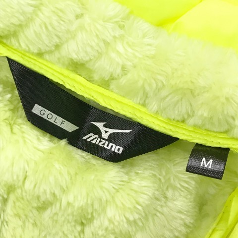 MIZUNO GOLF ミズノゴルフ 中綿ジャケット ブレスサーモ イエロー系 M [240101036049] ゴルフウェア メンズ_画像4