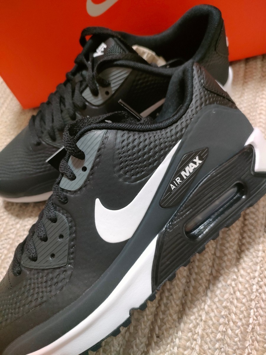 新品 未使用 NIKE GOLF AIR MAX 90 G 26.5cm ブラック 黒 ナイキ エアマックス 90 ゴルフシューズ 固定スパイク スパイク ゴルフ_画像3