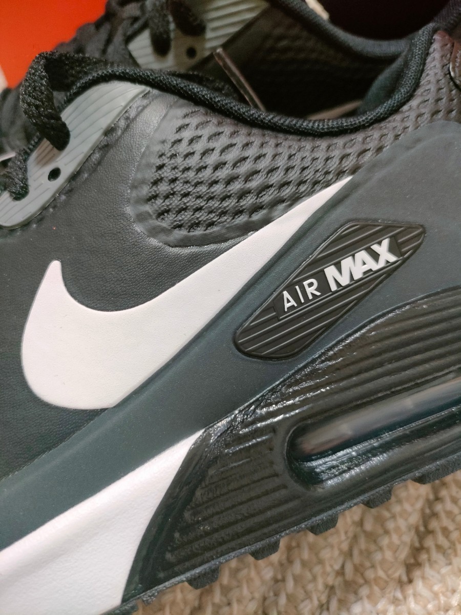 新品 未使用 NIKE GOLF AIR MAX 90 G 26.5cm ブラック 黒 ナイキ エアマックス 90 ゴルフシューズ 固定スパイク スパイク ゴルフ_画像4