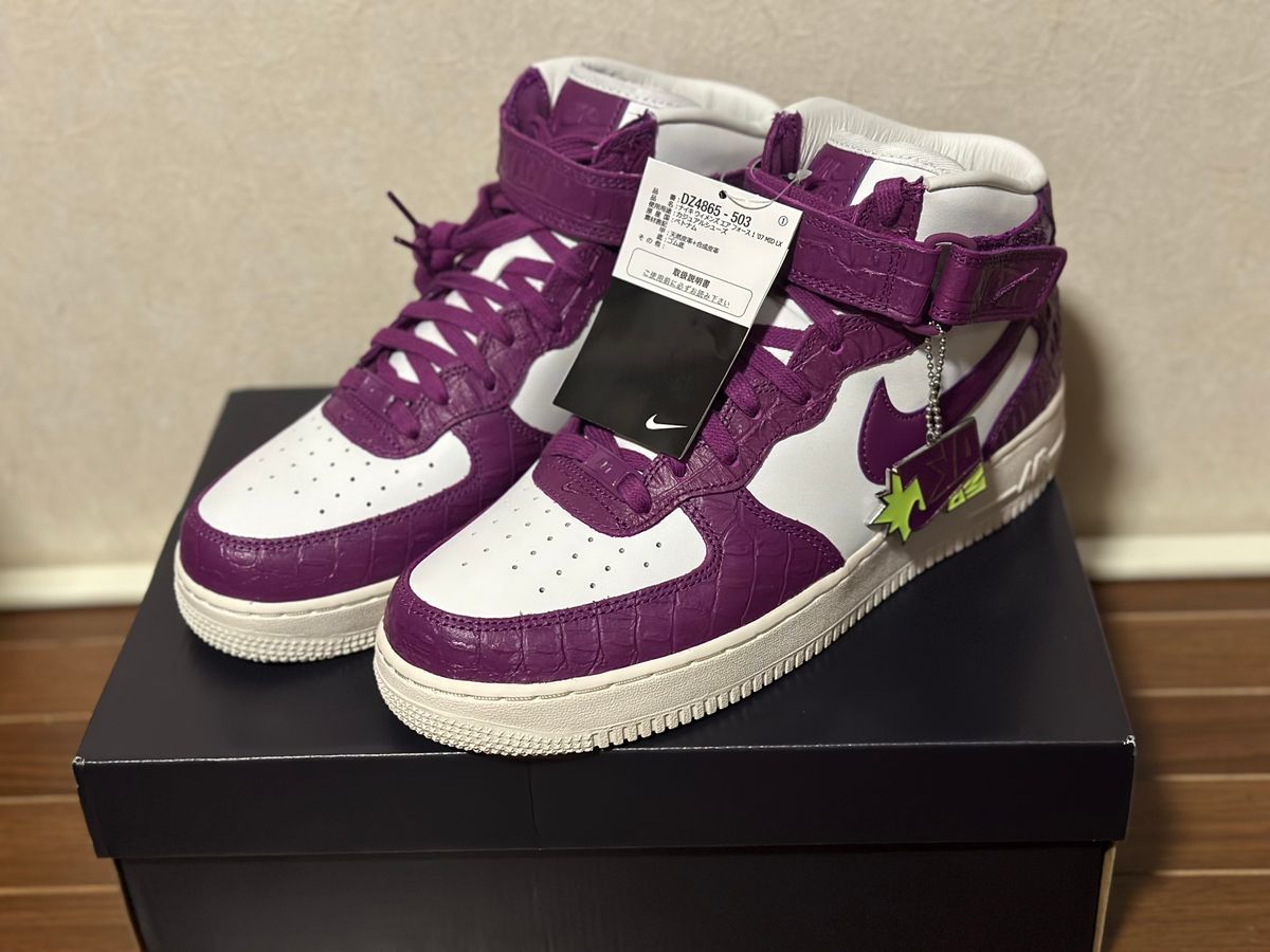 新品】ナイキ エア フォース1 07 MID LX パープル 27cm|Yahoo 新品】ナイキ エア フォース1 07 MID LX パープル 27cm|Yahoo