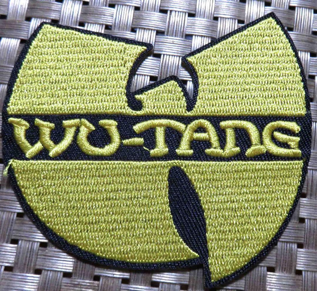  金黒W型◆新品ウータン・クラン　Wu-Tang Clan アメリカ　ヒップホップグループ　少林寺　刺繍ワッペン◆音楽　ミュージック　ミリタリー_画像9