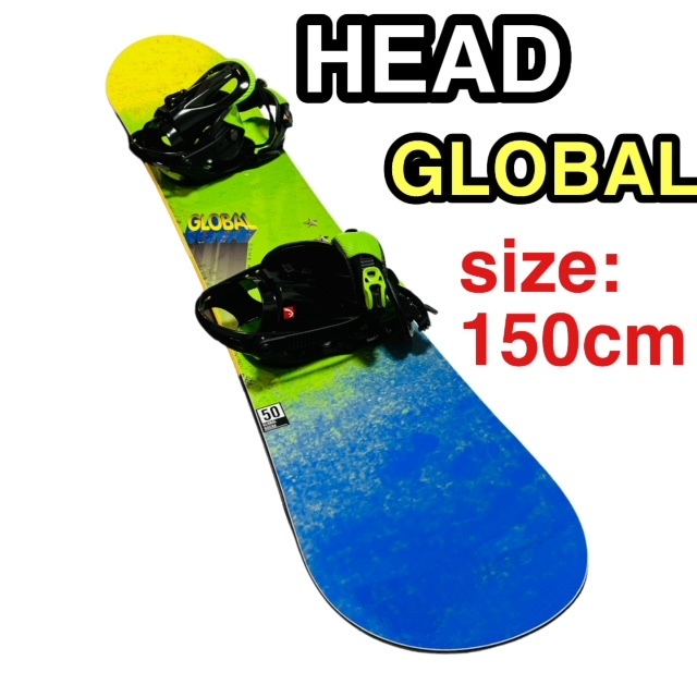 在庫有】 ヘッド 板 スノーボード ☆HEAD 150cm GLOBAL☆ NX head