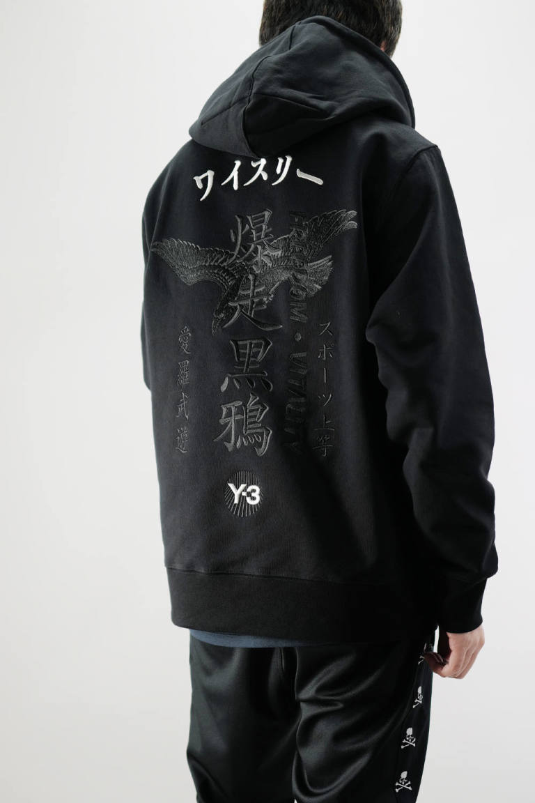 今ならほぼ即納！ ヨウジヤマモト 20SS Y-3 爆走黒鴉 パーカー 黒 XXS