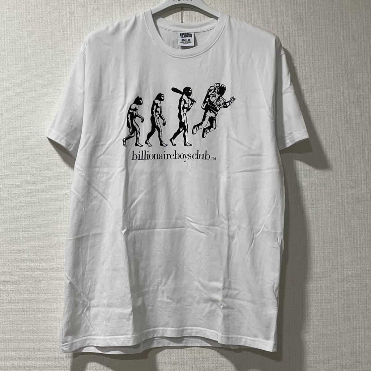 正規品 美品 BILLIONAIRE BOYS CLUB 半袖Tシャツ トップス ホワイト ロゴビッグシャツ XLサイズ