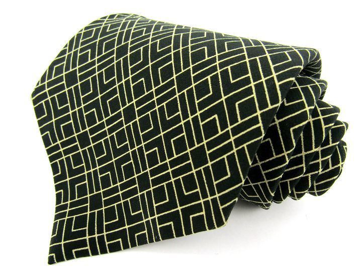  ад no общий рисунок . какой . рисунок высококлассный шелк Италия производства галстук мужской зеленый Herno