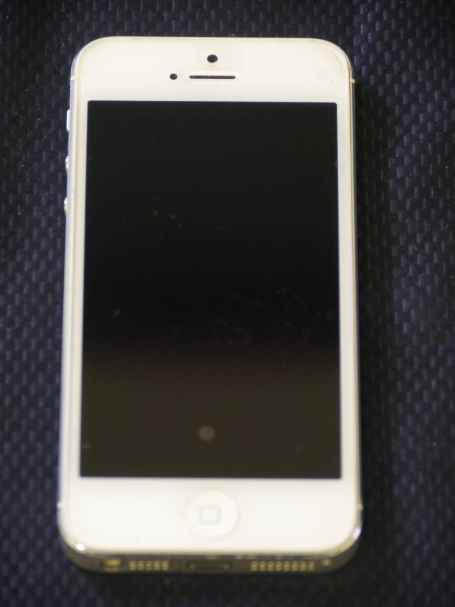 Apple　iPhone 5　16GB　White ホワイト　ND105LL/A　SIMフリー　スマートフォン　動作確認済_画像2