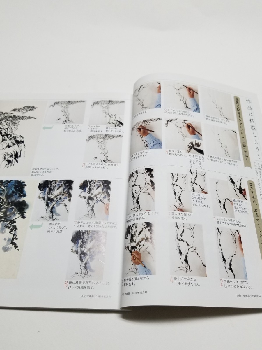 月刊 水墨画 2011年12月号　[特集]伝統描法を発展させ清新な山水画を制作　ユーキャン_画像8