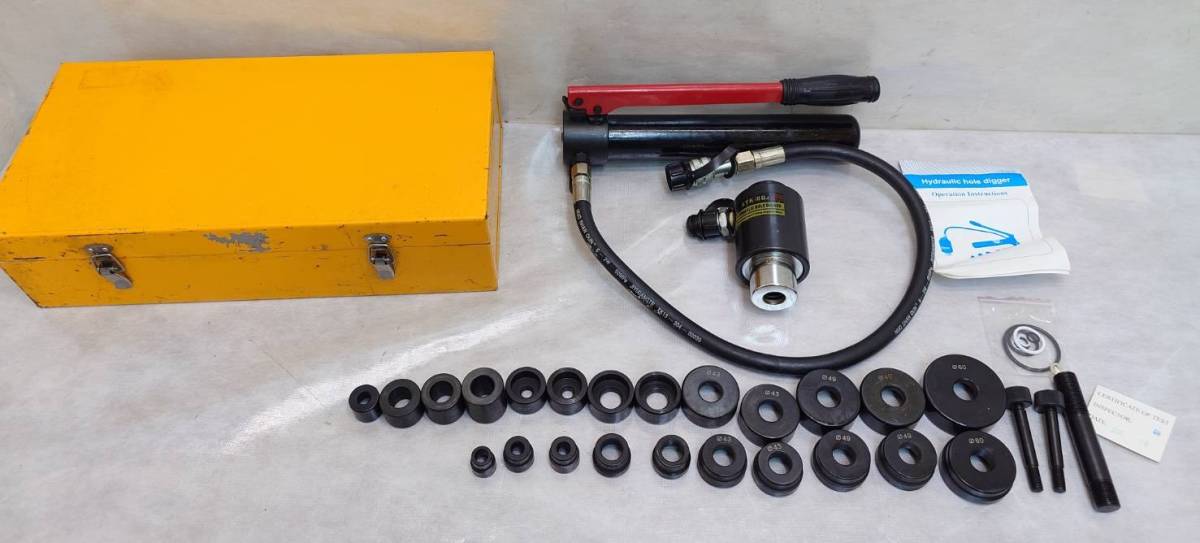 最安値級価格 34 27 22 φ 金型 SYK-8D DIGGER HOLE HYDRAULIC 手動油圧
