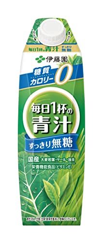 . wistaria . every day 1 cup. green juice neat less sugar 1L×6ps.@ cap attaching paper pack 