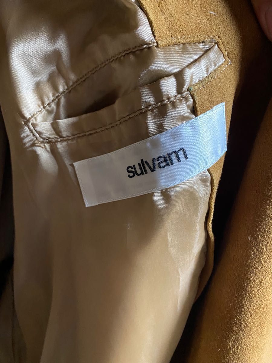 sulvam/サルバムレザーガウンコート2018/AW