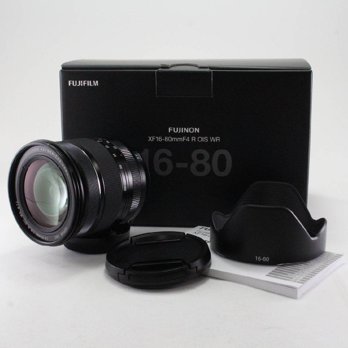 【中古】FUJIFILM X 交換レンズ フジノン ズーム 標準 16-80mm F4通し 手ブレ補正 防塵防滴耐低温 絞りリング F XF16-80MMF4 R OIS WR_画像2