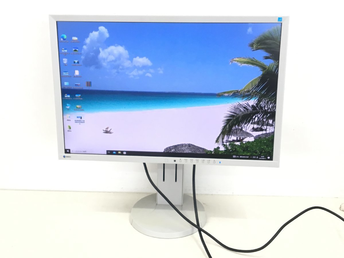 中古】 24型液晶モニター EIZO FlexScan 使用時間7330H 訳あり 中古