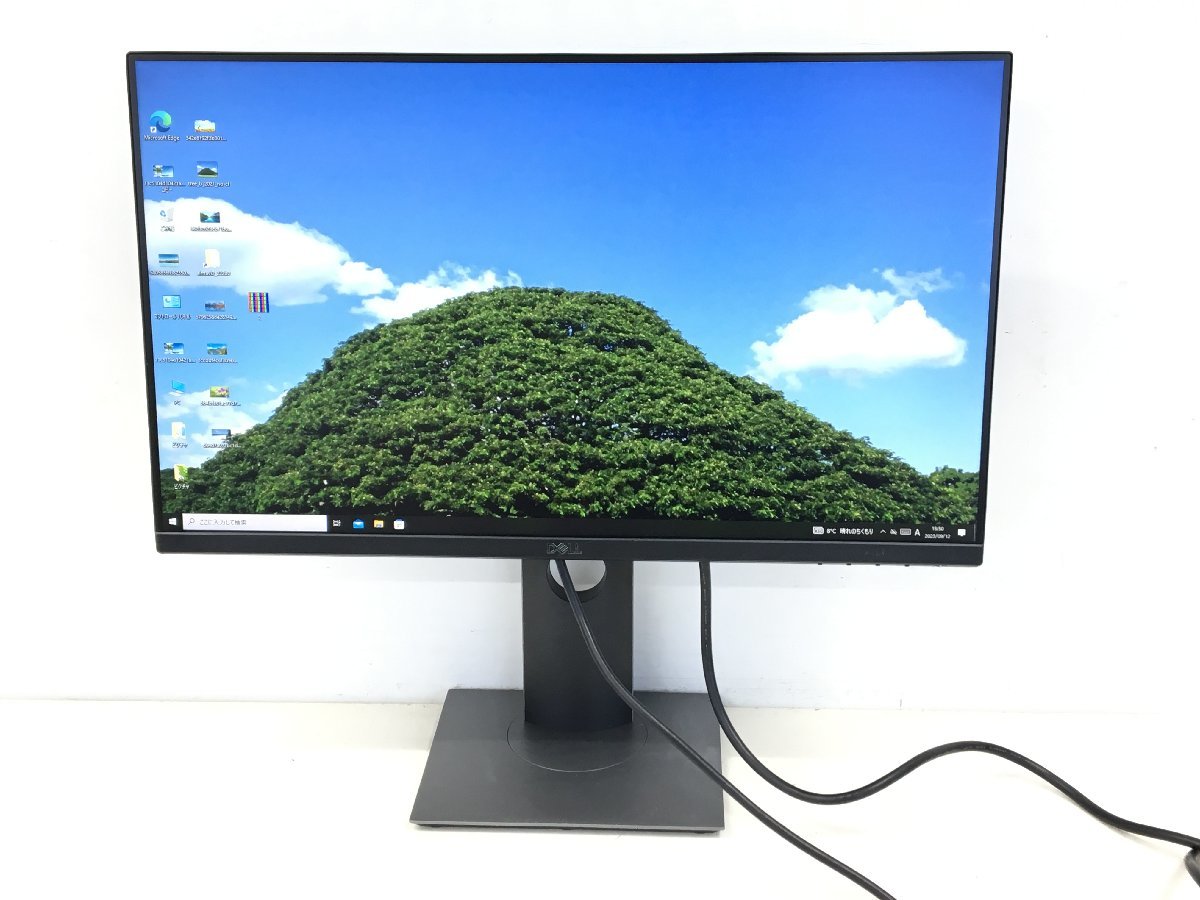 完売 美品DELL 23型液晶モニター 昇降・回転可能 2018年製（管2E-M