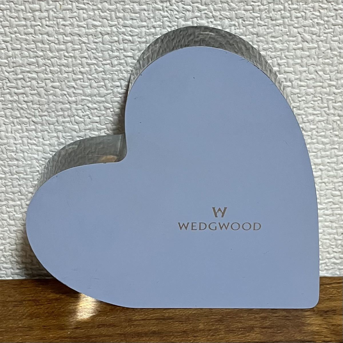 英国王室御用達　WEDGWOOD ハート クロック　置き時計　ジャンク品　送料無料_画像2