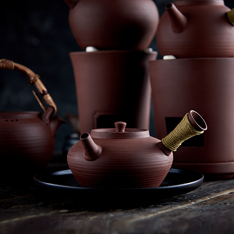 超人気☆職人手作り 陶器 煎茶道具 茶壺 茶壷 急須 常滑焼 茶器 茶道具 容量：500ML