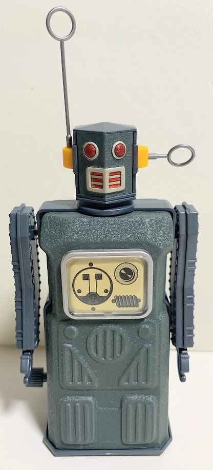 野村トーイ ブリキ 電動ピストン トラクター ロボット ☆外箱は 野村トーイ ブリキ 電動ピストン トラクター ロボット ☆外箱は