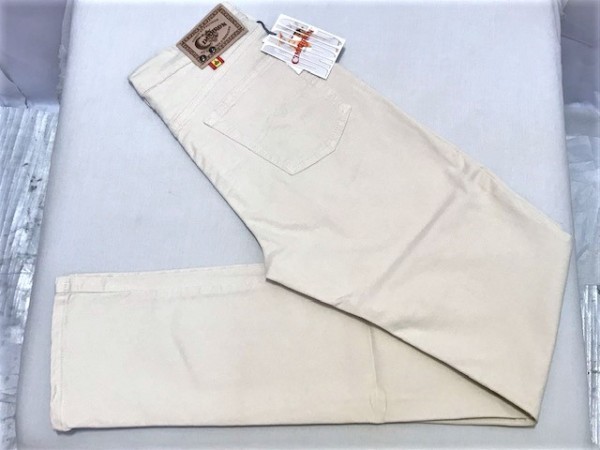 【CIMARRON/シマロン】ストレッチ スリムパンツ RASO-LY RANDY IVORY 28 新品デッドストック/希少/美脚/細身/セクシー/ジーンズ/スペイン製_画像6