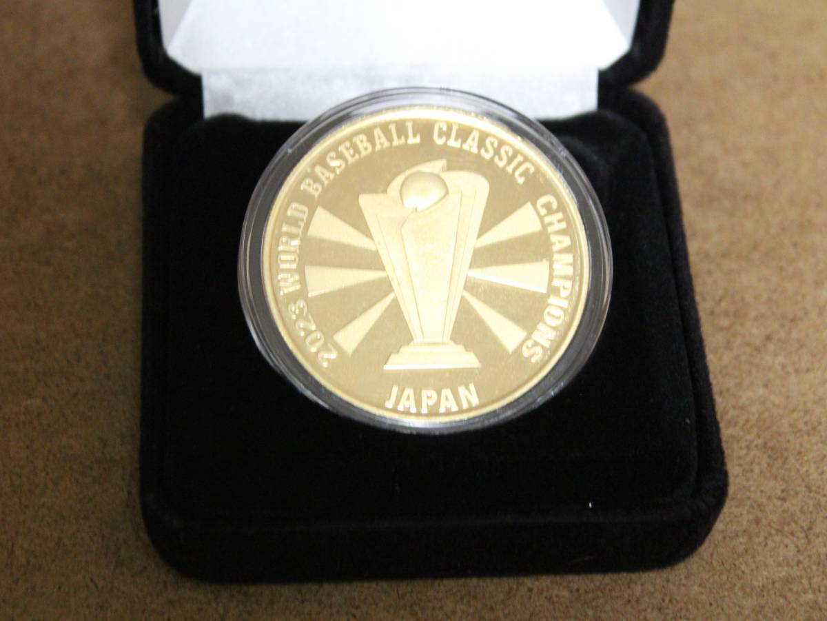 WBC 2023 日本優勝記念 5,000個限定 ゴールド コイン（メダル 大谷 侍ジャパン ワールド ベースボール 代表　COIN GOLD） 　_画像2
