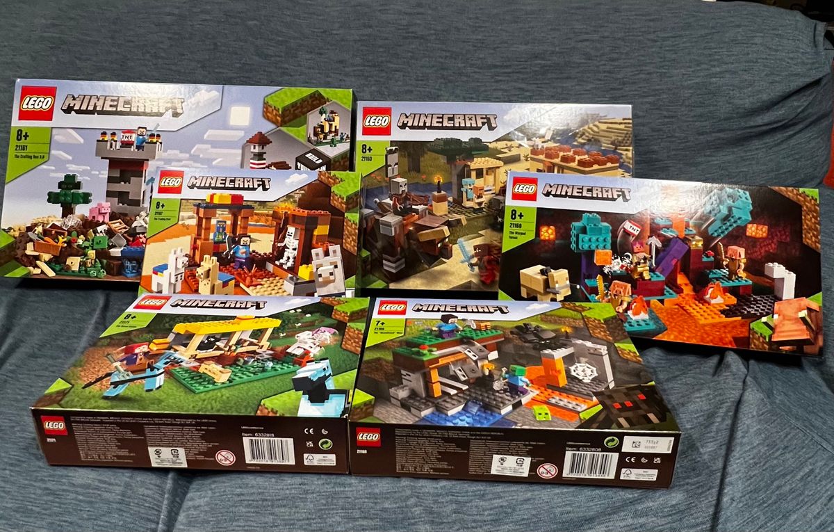 新品未開封 レゴ LEGO マインクラフト Minecraft 6点セット