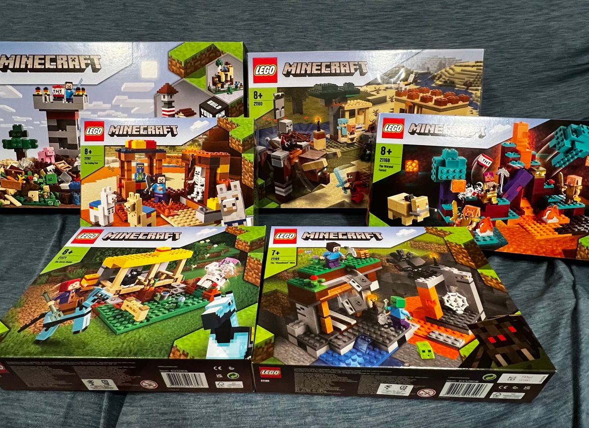 新品未開封 レゴ LEGO マインクラフト Minecraft 6点セット