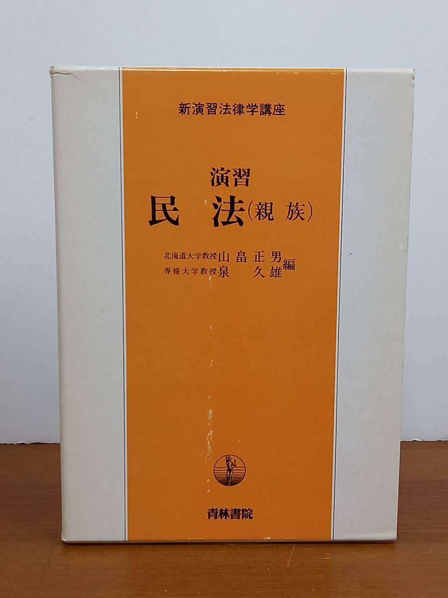 希少・入手困難　演習民法 (親族)　新演習法律学講座　山畠 正男 泉久雄　著　青林書院　F123_画像1