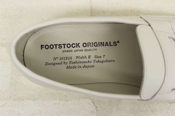 1S3793#FOOTSTOCK ORIGINALS LOAFER IMPERIAL SOLE foot stock original z coin Loafer 