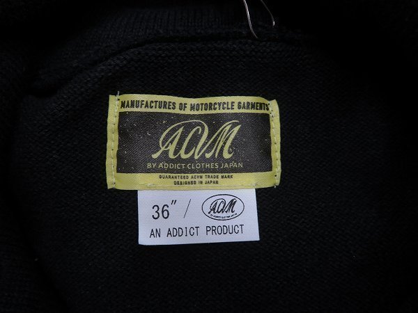 5T9684/新品 アディクトクローズ ACV-KN04SB スポーツカラーサマーニット ADDICT CLOTHES SPORTS COLLAR SUMMER KNIT_画像3