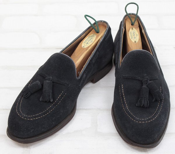 1S6427■クロケット&ジョーンズ キャベンディッシュ CROCKETT&JONES CAVENDISH タッセルローファー_画像1