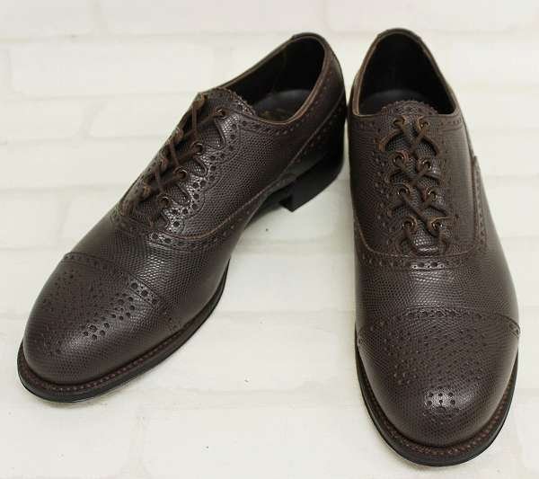 1S3491■未使用品 foot the coacher BRITISH GILLIE SHOES(LEATHER SOLE) フットザコーチャー