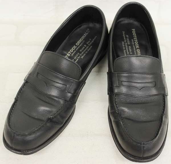 1S3791■FOOTSTOCK ORIGINALS LOAFER IMPERIAL SOLE フットストックオリジナルズ コインローファー_画像1