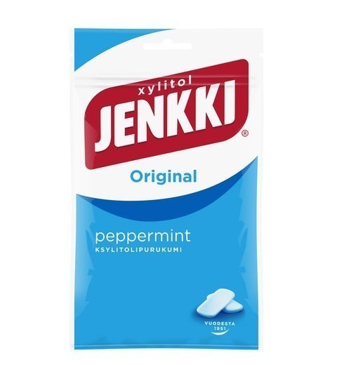 Cloetta Jenkki Chloe  Thai .nki pepper mint taste xylitol gum 16 sack ×100g Finland. confection. 