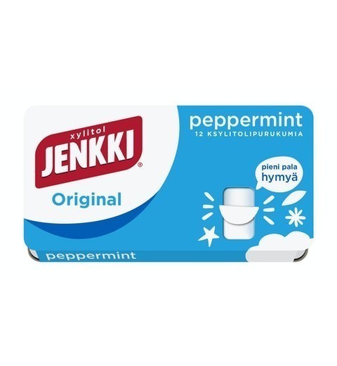 Cloetta Jenkki クロエッタ イェンキ ペッパーミント味 ガム 18箱×18g フィンランドのお菓子です