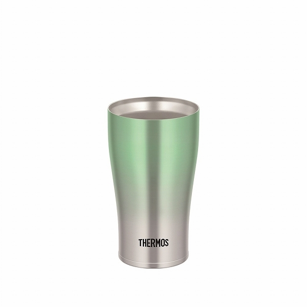 サーモス/THERMOS 真空断熱タンブラー グリーンフェード 340ml 保温保冷・食洗器OK JDE-341C(GFD)_画像1