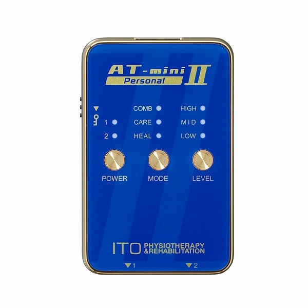 . wistaria super short wave AT-mini Personal II blue 2 channel output portable micro current 001191