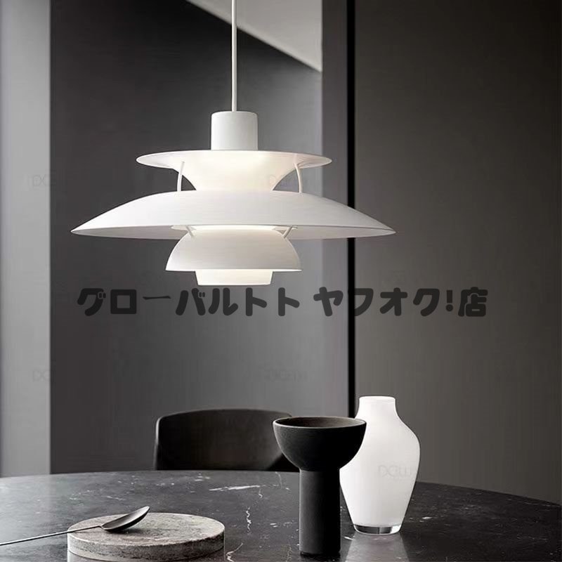 超人気 ペンダントライト ペンダントランプ 天井照明 ランプ 照明 家具 白 S160_画像1