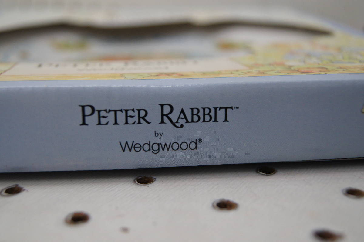 【R】C2◆PETER RABBIT by Wedg Wood Birthday Plate ピーターラビット 記念プレート お皿_画像5