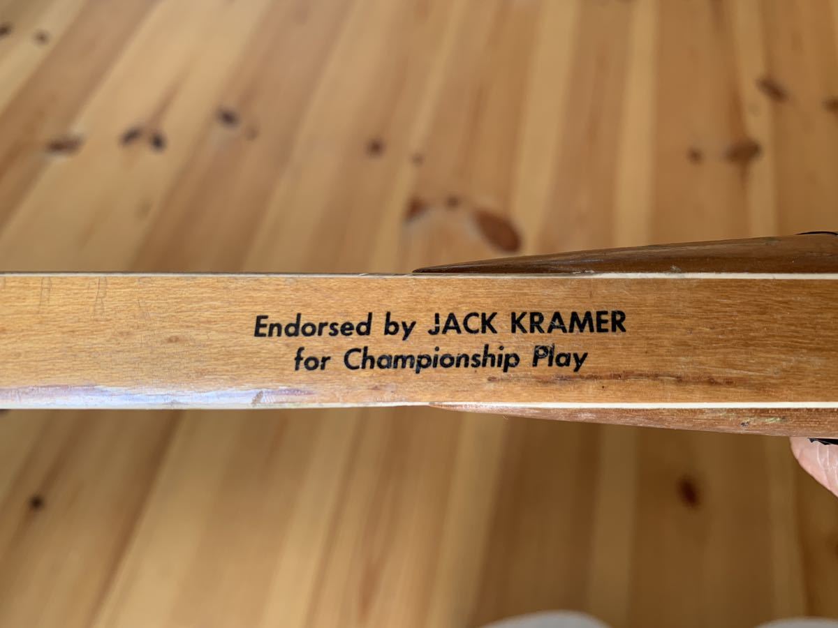 ヴィンテージラケット ウイルソン(WILSON) ジャック・クレーマー クラシック Jack Kramer Classic 木製 テニスラケット_画像8