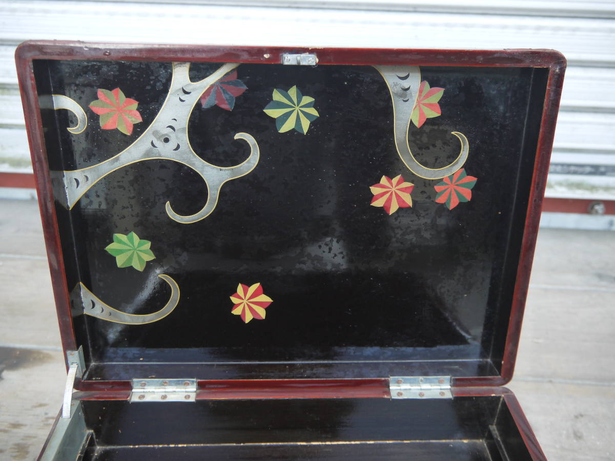 【H30919】昭和レトロ 木製 アクセサリーボックス ジュエリーボックス 宝石箱 小物収納_画像8
