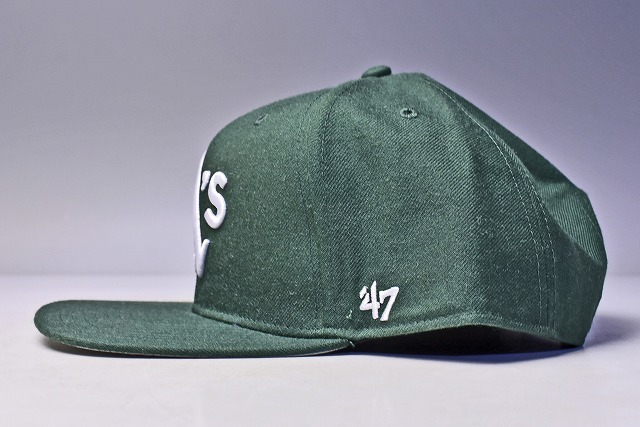 47 CAPTAIN ★ アスレチックス ★ キャップ ★ SNAPBACK ★ ダークグリーン ★ 野球帽 ★ メジャーリーグ ★ MLB ★ 中古品 ★ 未使用 ★_画像5